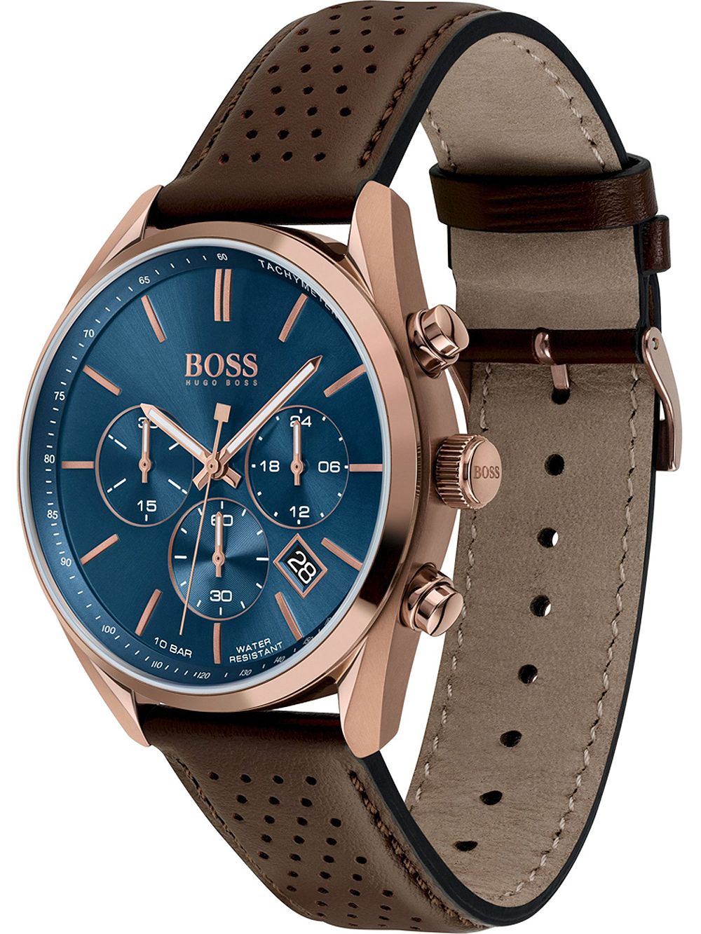 Men\'s 1513817 Canada 44mm Boss Timepiece chrono Champion – Hugo 10ATM